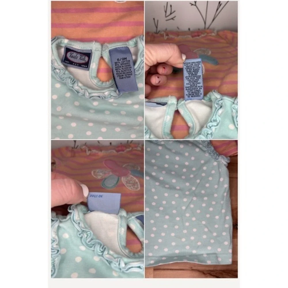 Baby Girl 6-9M Clothing Lot OshKosh Koala‎ Kids Circo Tops Tutu Skirt 4pc Set
